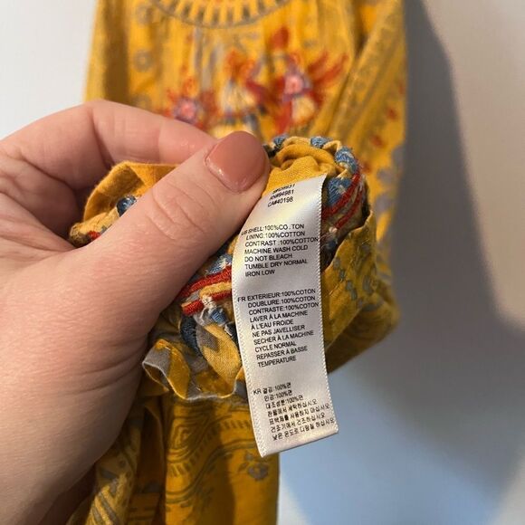 Twenty one | embroidered yellow sundress - Picture 4 of 6